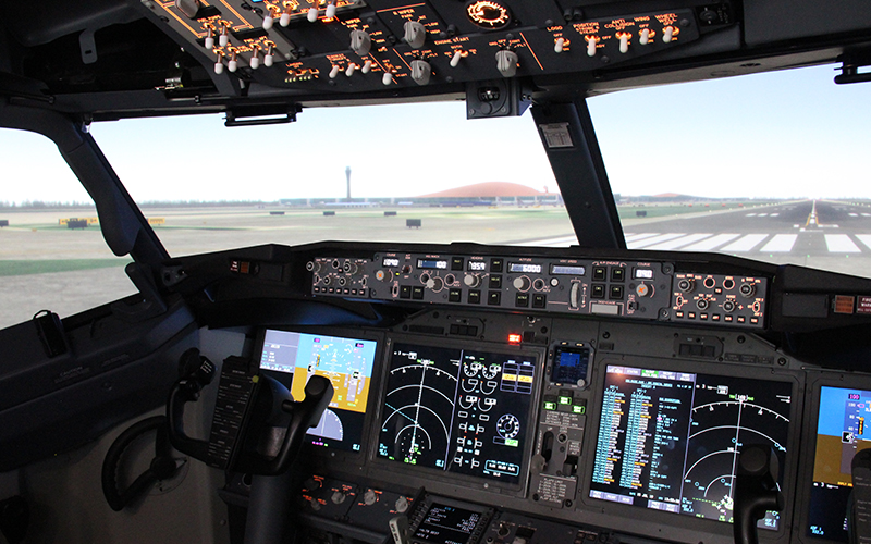 pilot training flight simulator